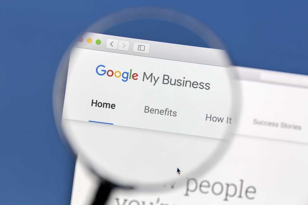 Ostersund,Sweden,-,December,3,,2016,Closeup,Of,Google,My